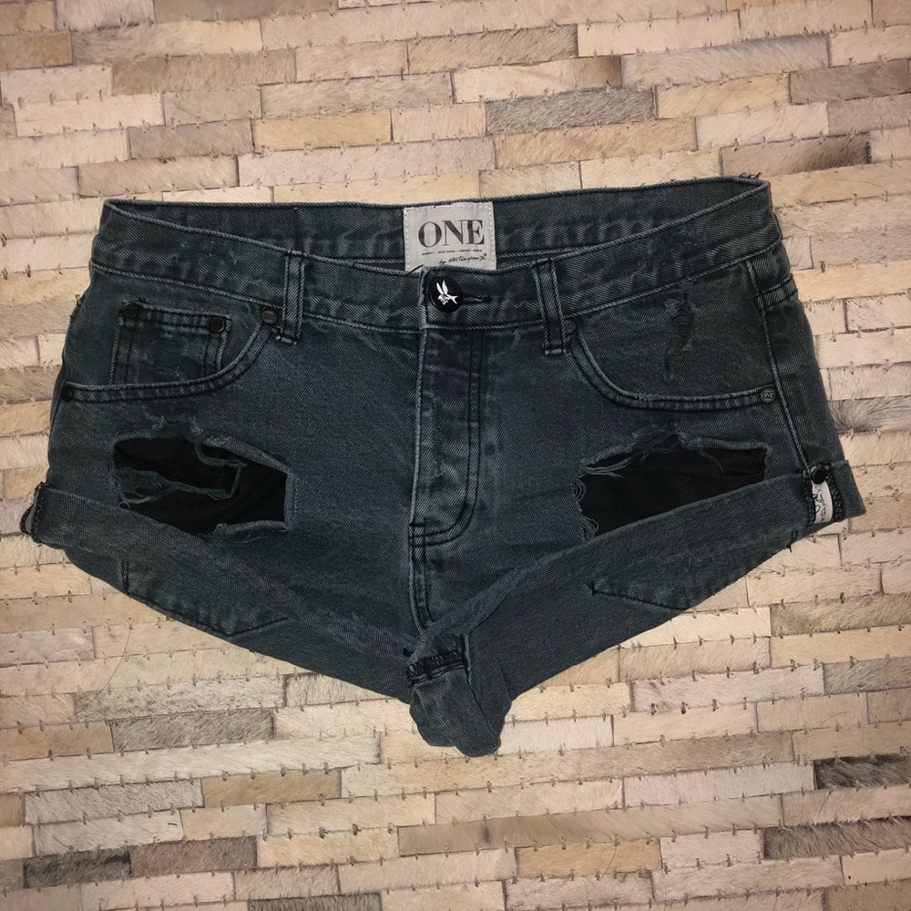 OneTeaspoon bandits denim shorts - size 27